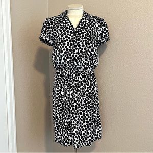 NWT Shelby & Palmer black/white polka dot dress